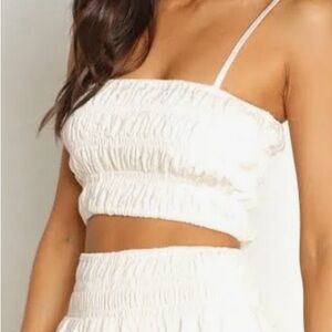 Anthropologie Faithful Brand 2 piece crop top set